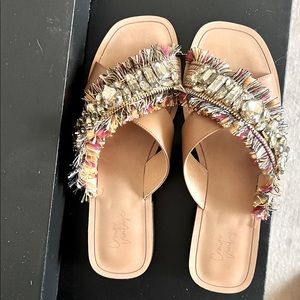 Crown Vintage Jeweled Sandals
